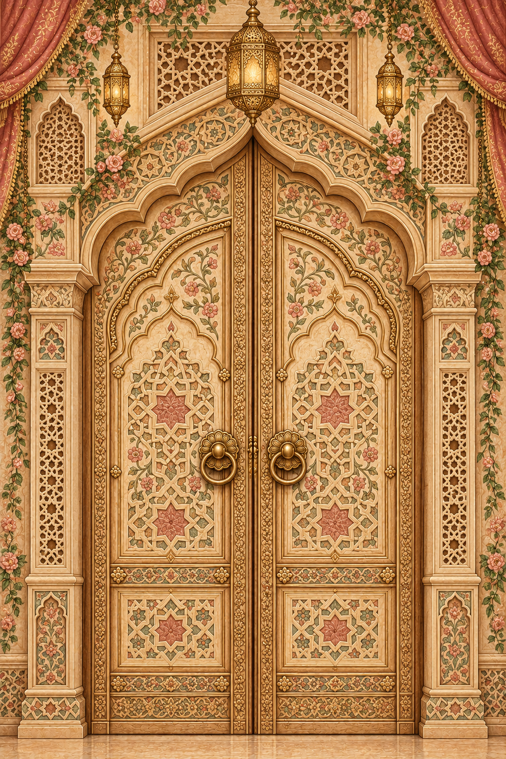 Vintage Palace invitation artwork